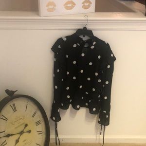 Polka dots- love you LOTS❤️ gorgeous blouse NWT